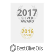 Best Olives Oils, 2016 Gold Medal, 2017 Silver Medal